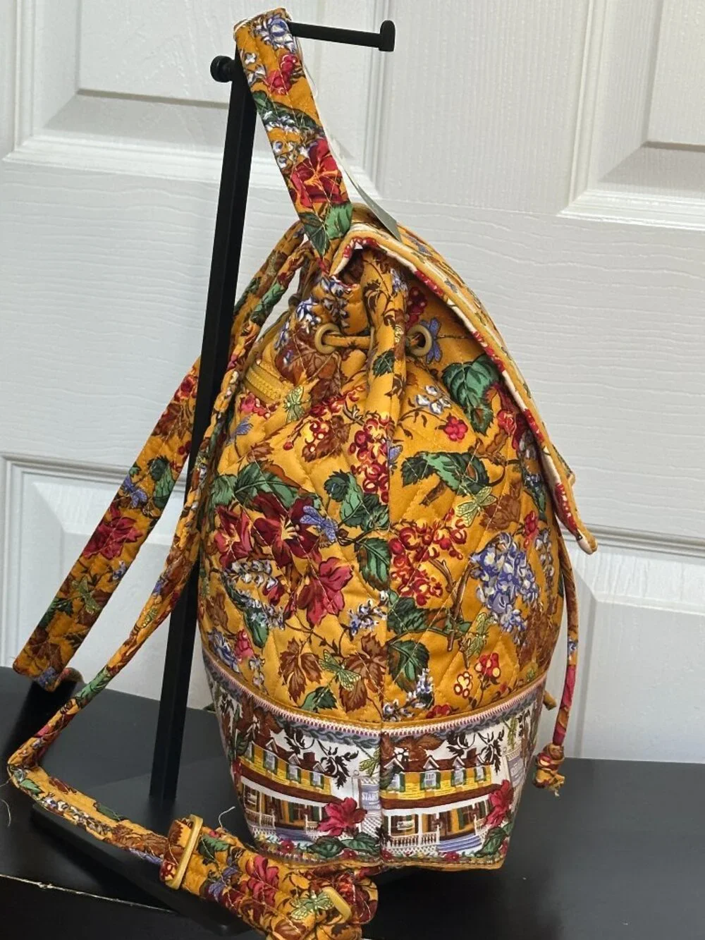 VERA BRADLEY X GILMORE GIRLS ORIGINAL DRAWSTRING BACKPACK:NWT G.G. AUTUMN